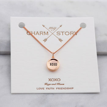 Xoxo Charm Necklace, 4 of 5
