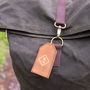 Personalised Monogram Baby Changing Waxed Backpack, thumbnail 3 of 11
