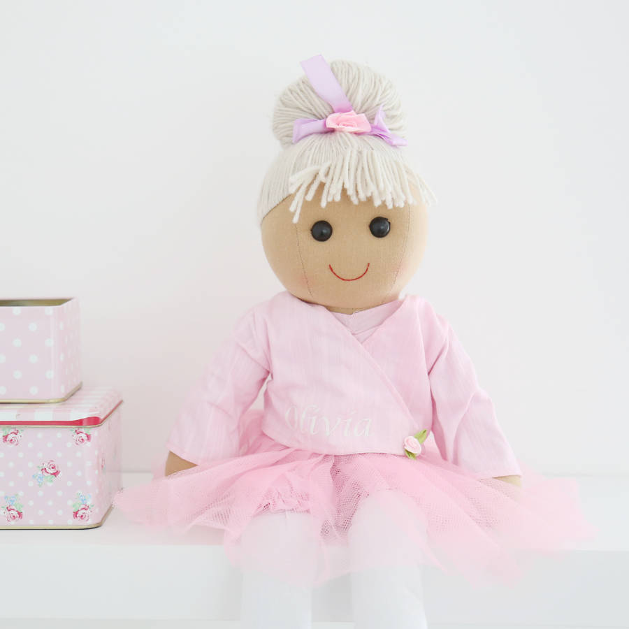 personalised ballerina rag doll