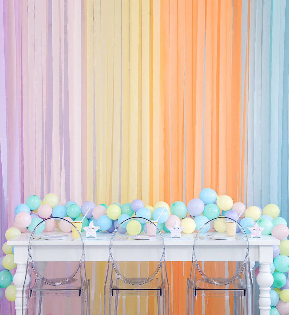 Pastel Tone Paper Streamer Decorations, 1 of 5