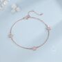 Sterling Silver Cz Star Motif Bracelet, thumbnail 7 of 12