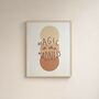 'Magic In The Madness' Hand Printed Typography Print, thumbnail 2 of 3