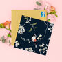Rspb Blossom And Bird Navy Wrap, thumbnail 3 of 6