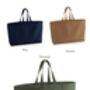 Personalised Kids Handwriting Embroidered 'Dads Need Bags Too' Canvas Tote Bag Fathers Day Gift, thumbnail 8 of 11
