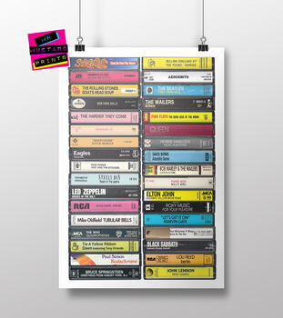 53rd Birthday Personalised Print Music From 1973, 7 of 10