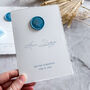 Beach Shell Wedding Vow Books With Wax Seal, thumbnail 2 of 10