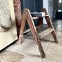 Vintage Wooden Step Stool Ladder, thumbnail 6 of 7