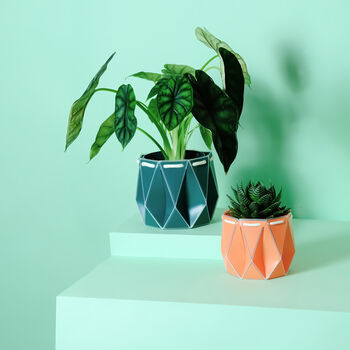 Two Origami Self Watering Eco Plant Pots, 3 of 12