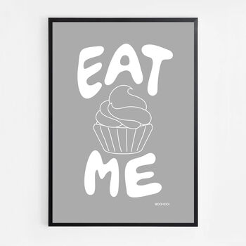 Eat Me Cupcake Print Three Colour Options, 12 of 12