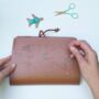 Stitch Where You've Been Vegan Leather Travel Notebook, thumbnail 1 of 12