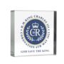 King Charles Ill Blue Crest Coronation Crystal Token, thumbnail 4 of 4