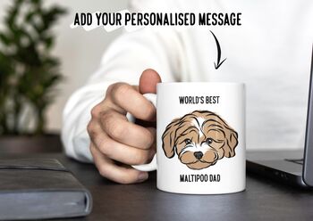 Personalised Maltipoo Mug, 3 of 5