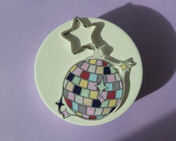 Disco Ball Acrylic Keyring, 2 of 4