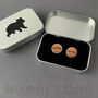 Personalised Groom And Date Wedding Cufflinks, thumbnail 5 of 8