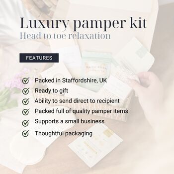 'Hug In A Box' Self Care Gifts Pamper Gifts For Her, 9 of 11