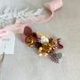 Autumnal Floral Bridal Hair Comb, thumbnail 3 of 10