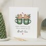 Personalised Gingerbread Tea Pun Christmas Card For Mum, thumbnail 1 of 7