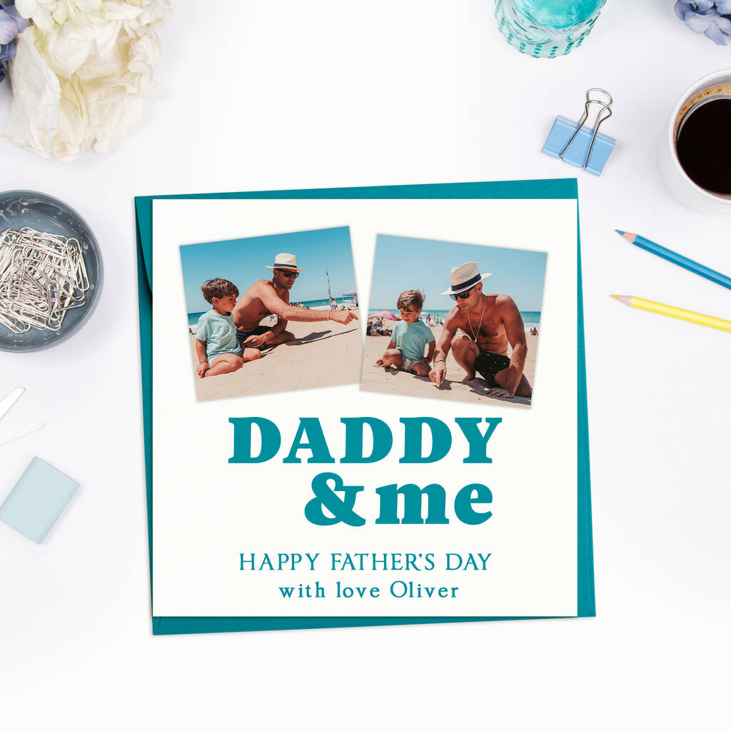 Personalised Fathers Day Photo Card, 1 of 9