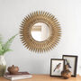 Flat Metal Wall Mirror, thumbnail 1 of 8