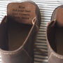 Handmade Recycled Personalised Men's Leather Boots, thumbnail 3 of 6