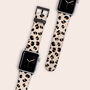 Leopard Vegan Leather Apple Watch Band, thumbnail 1 of 6