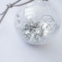 Hand Engraved Glass Christmas Bauble, thumbnail 8 of 10