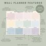 2026 Wall Planner | Personalised Monthly Grid Calendar, thumbnail 2 of 6