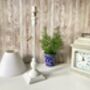 54cm Slim White Wooden Table Bedside Lamp With Shade 54cm Home Decor, thumbnail 8 of 11