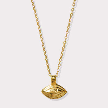 Goddess Of Vision Gold Plated Necklace, 2 of 8