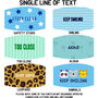 Personalised Face Mask 18 Designs Adults + Children, thumbnail 3 of 8