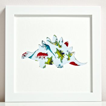 Personalised Framed Dinosaur Picture, 5 of 6