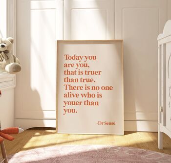 Dr Seuss Quote Print, 2 of 3