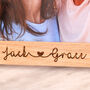 Personalised Couples Wooden Photo Frame New Home Gift, thumbnail 2 of 5