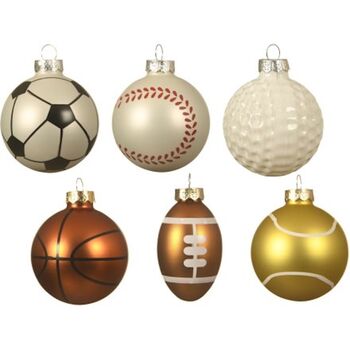Christmas Golf Ball Glass Bauble, 3 of 3
