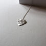 Woven Together Heart Valentine Necklace Pendant, thumbnail 2 of 2