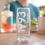 Personalised Birth Year Hi Ball Glass Tumbler, thumbnail 1 of 4