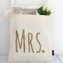 Mrs Wedding Bag Wedding Gift, thumbnail 2 of 2