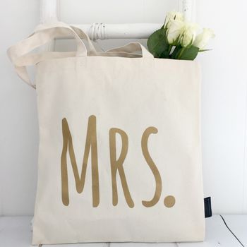 Mrs Wedding Bag Wedding Gift, 2 of 2