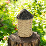 Rattan Bird House And Nesting Box For Garden Birds, thumbnail 3 of 3