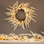 Luxury Pre Lit Pampas Wreath And Garland Collection, thumbnail 1 of 9