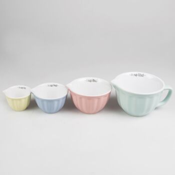 Retro Style Pastel Stacking Measuring Cups, 7 of 7