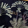 Personalised Cosmetic Bag Black Jungle Design, thumbnail 5 of 5