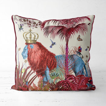 Tropical Lions Cushions Multi Colours Available, 4 of 8