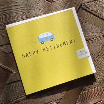 Gold Foiled Retirement Card, 4 of 4