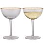 Two Luxury Champagne Coupe Glasses, thumbnail 2 of 9