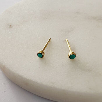 Tiny Turquoise Stud, 5 of 8