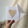 Personalised Leather Heart Card, thumbnail 4 of 10