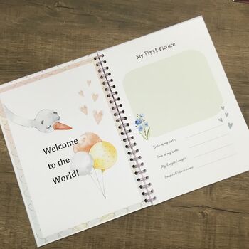 Personalised Memory Book Milestones 1st Year Journal, 6 of 12
