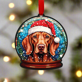 Vizsla Dog Tree Decoration, 2 of 2
