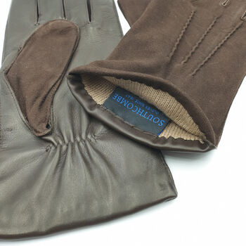 Marston. Men's Suede And Leather Glove, 8 of 9
